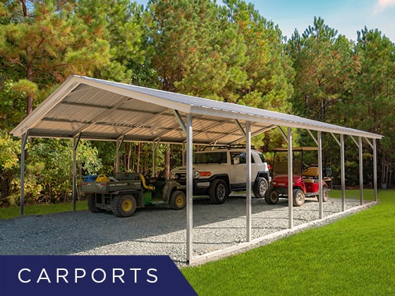 Metal Carports With Side Storage