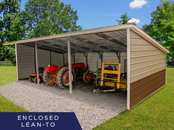 lean to off carport